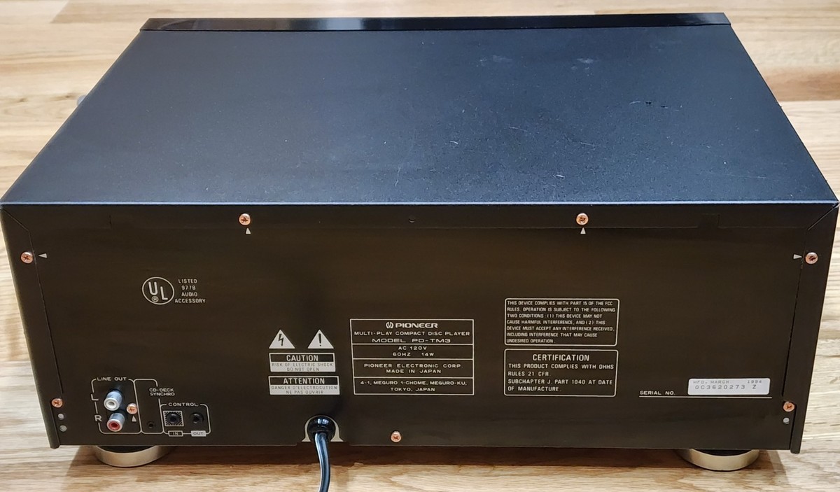 Pioneer PD-TM3 Multi-CD Player Changer 18 Disc Changer As Is | eBay