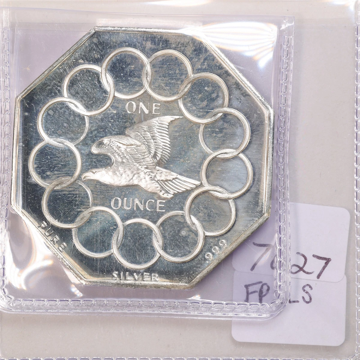 Silver Bullion 1 oz Precious Metal Content per Unit 1976 for sale