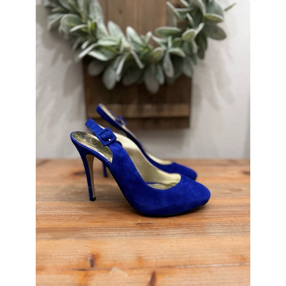 Tacones altos Guess azul real  Foto 3 de 4