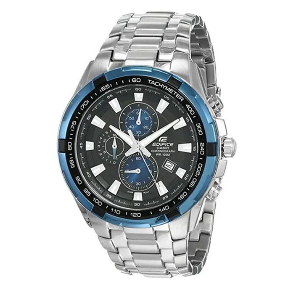 P11 Casio Men's Ef539 Edifice Stainless Steel Black Dial P11 Casio Men's Ef539 Edifice Stainless Steel Black Dial