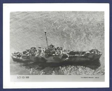 USS LCI(G) 589 Landing Craft Infantry Gunboat Official US Navy Photo