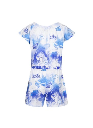 Blue Tie Dye Nike Romper Girls 6X New With Tags - Picture 2 of 2