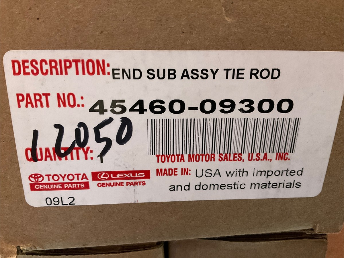 Genuine Toyota Outer Tie Rod 45460-09300 | eBay