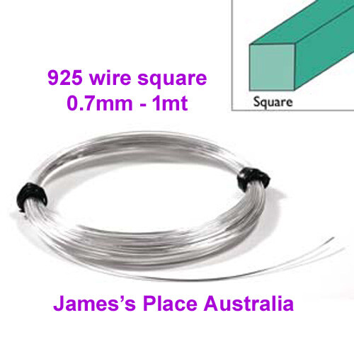 Square Wire - 925 Sterling Silver - various sizes - Picture 10 of 17