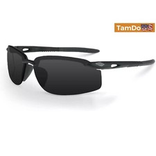  Lot of 2 Crossfire 1241 W Safety Glasses Smoke Lens/Crystal Black Frame