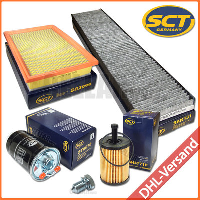 Inspektionspaket 4x Filter für VW Sharan SEAT Alhambra FORD Galaxy 1.9 & 2.0 TDI