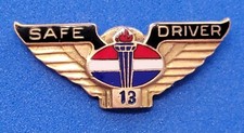 VTG AMOCO STANDARD GAS AND OIL SEMI TANKER DRIVER SAFETY AWARD 13 YEAR/RARE FIND