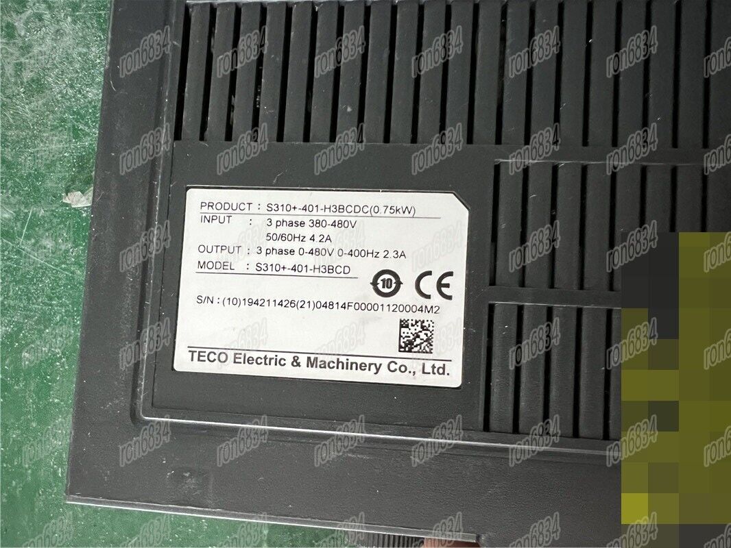 1 Piece TECO S310+-401-H3BCDC S310+-402-H3BCDC S310+-403-H3BCDC  S310+-405-H3BCDC 0.75 to 2KW Variable Frequency Inverter Drive