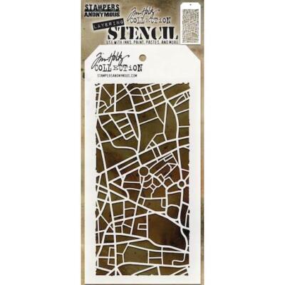 Tim Holtz Schichtschablone - Metropolis THS156