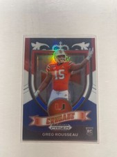2021 Panini Prizm Draft Picks GREGORY ROUSSEAU Red White & Blue Prizm Card