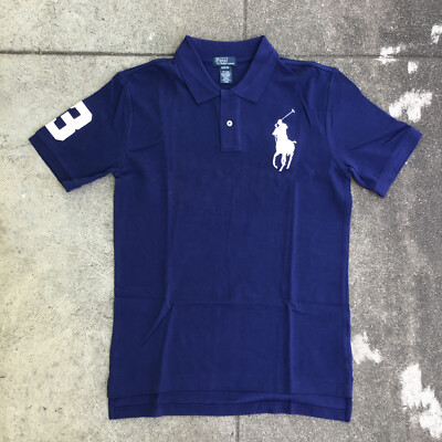Polo Ralph Lauren Shirt XL (18-20) Youth Blue Short Sleeve #3 | eBay