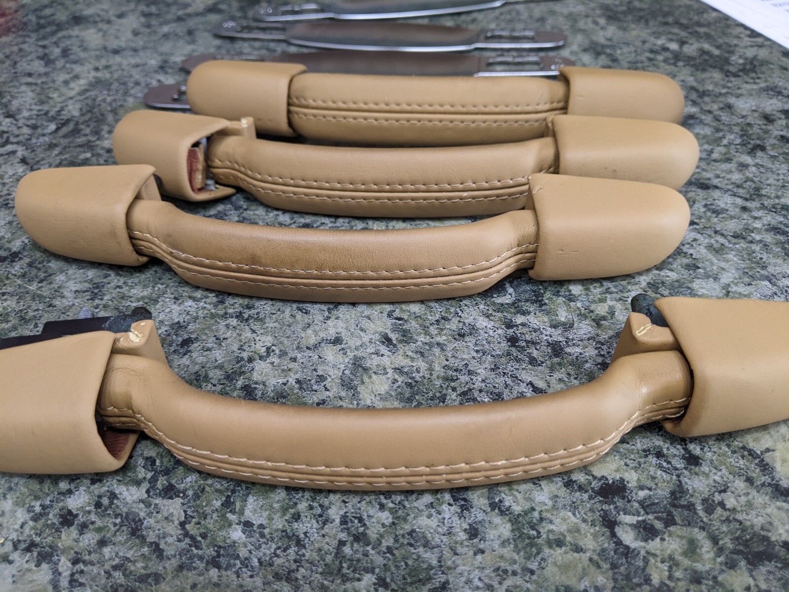 saffron grab handles set Bentley CONTINENTAL FLYING SPUR 3W0857607F 3W5867371A