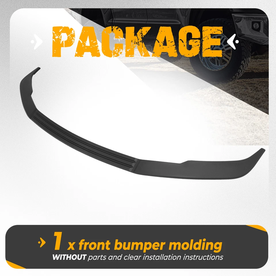 Front Bumper Trim Molding For Ford F-250 F-350 F-450 F-550 Super Duty 2008-2010 - Image 3 of 4