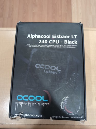 Alphacool Eisbaer Aurora LT240 CPU AIO Digital RGB Water Cooler