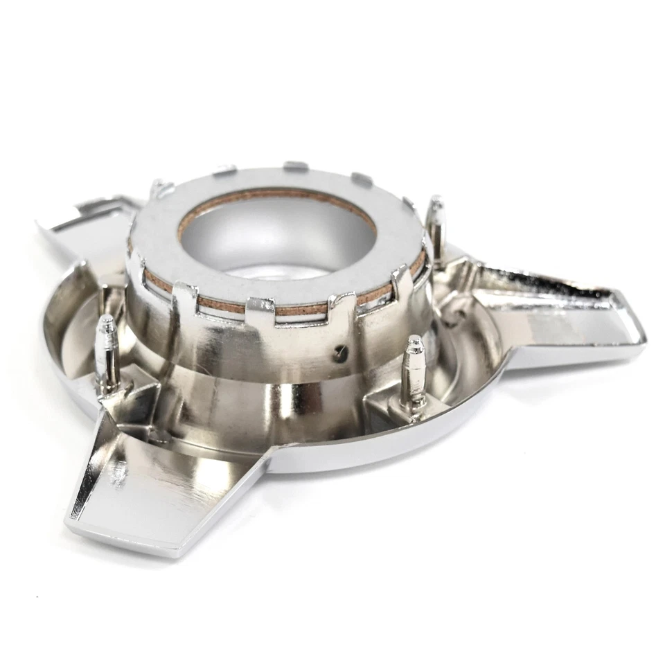 (Juego/4) Tapacubos de alambre giratorio central azul para Ford Mustang y Galaxie 1965-1966 Foto 4 de 4