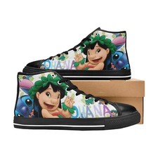 Custom Lilo  Stitch High Tops Sneaker Canvas Women Shoes