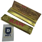 Raw Ethereal Gold King Size Slim Rolling Papers 1 3 6 12 25 50 Full Seal Box NEW