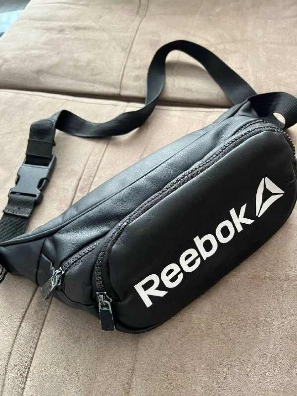 Faux Leather Reebok Crossbody Bag