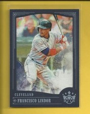 Francisco Lindor 2018 Panini Diamond Kings BLUE FRAME Card # 65 Indians Baseball
