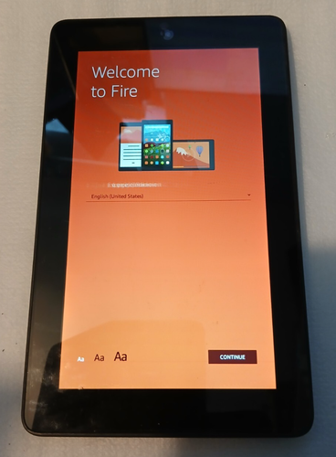 Amazon Kindle Fire 7 SV98LN Black Wi-Fi 7.0" Display (1GB+8GB) Quad-Core Tablet