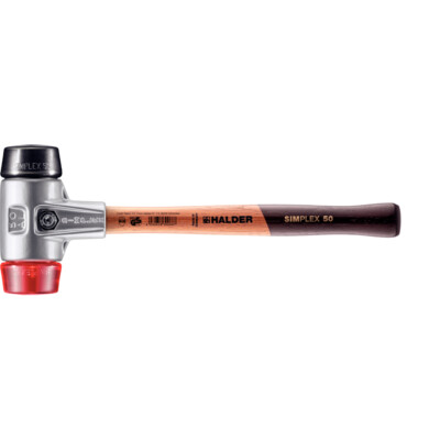 HALDER SIMPLEX-Schonhämmer 3126.050 Hammer Gummihammer Softhammer geräuscharm