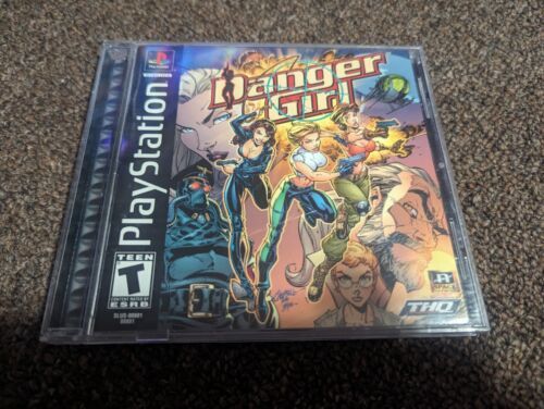 Danger Girl (Sony PlayStation 1, 2000) PS1 Complete With Artwork And Manual CIB - Afbeelding 1 van 4