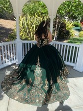Velvet Quinceañera Dress Sweetheart