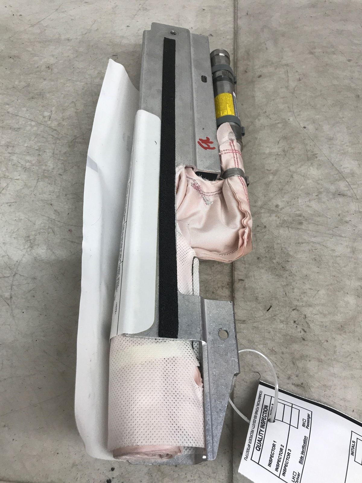 2011 ASTON MARTIN RAPIDE RIGHT FRONT DOOR CURTAIN AIRBAG AD43-B14K159-AE OEM