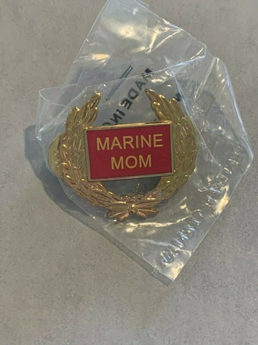 Marine Mom pin, Military mom pin, crest pin, armed forces pin, gift for her, NEW - Picture 2 of 4