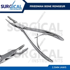 Friedman Bone Rongeur 2.5mm Jaws Surgical Dental Instrument 5.50" German Grade