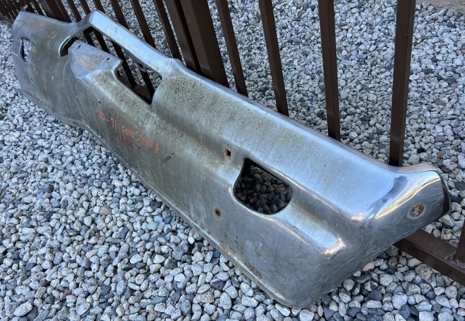 X PARAGOLPES DELANTERO FORD THUNDERBIRD MARK T NUEVO TRIPLE CROMADO 1970-1971 70-71 Foto 3 de 4