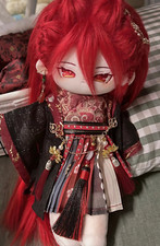 Anime Genshin Impact Diluc 30cm Plush Doll Dress up Toy Plushie Game Gift