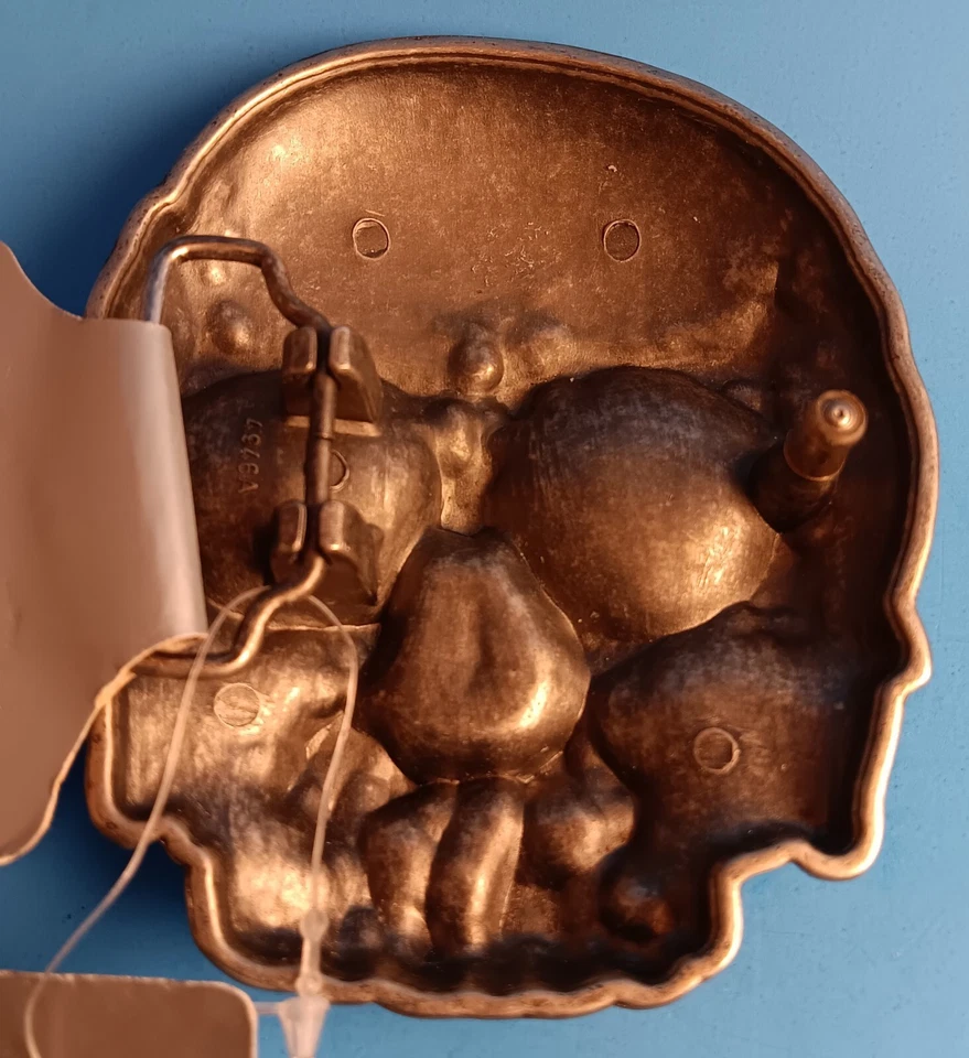 Hebilla de cinturón con calavera de metal punk gótico☆Nuevo con etiquetas de tema candente☆Rocker Biker Foto 2 de 4