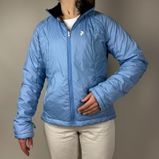 Peak Performance Snowmass Light Blue Thermolite Womens Jacket Medium M Size