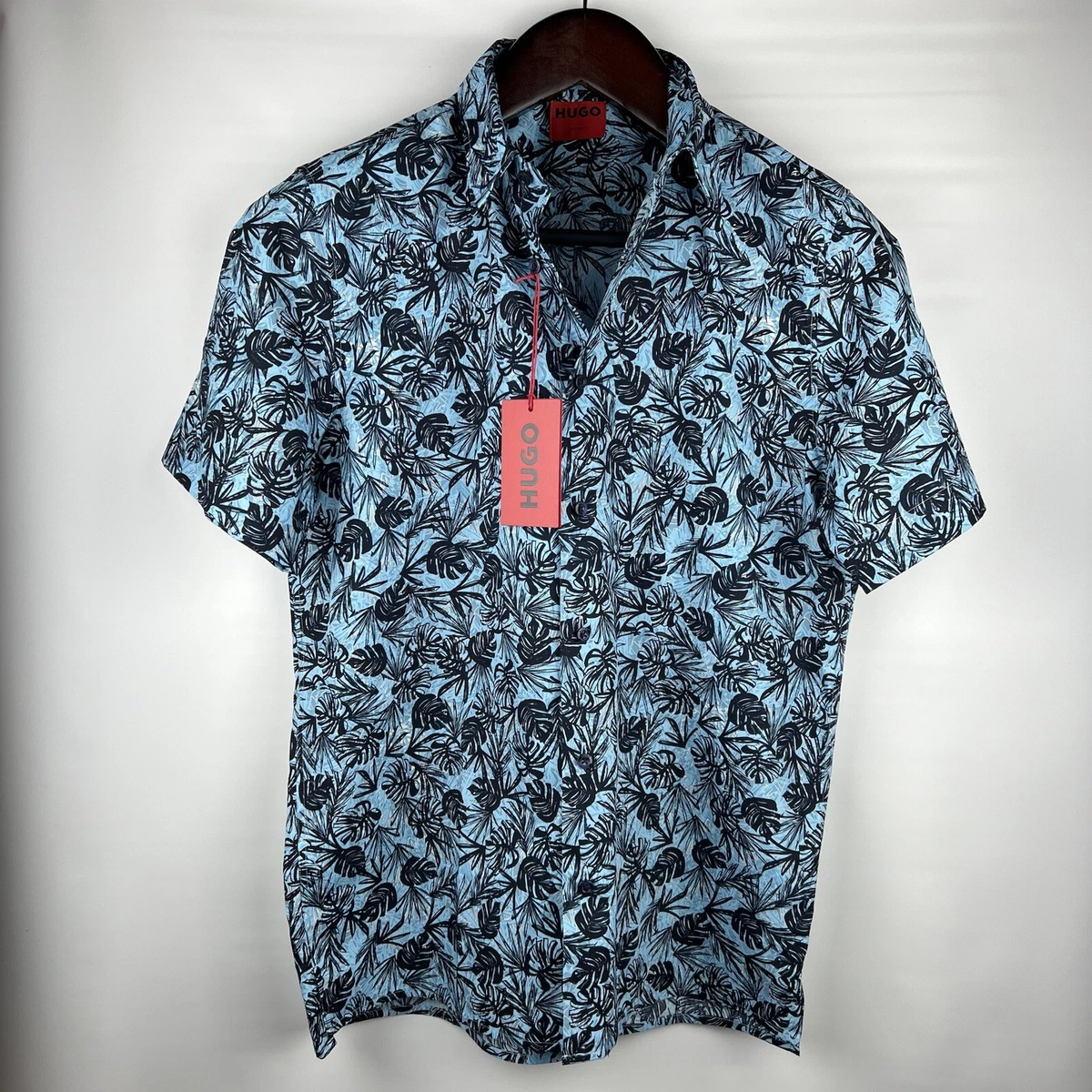 Mens hugo boss sales short sleeve shirt
