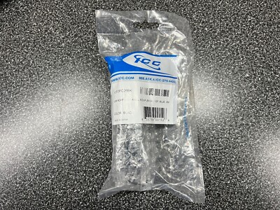ICC 6-Port Duplex Fiber Optic Panel (ICFOPC26BK), LGX Adapter SC 12F Blue SM