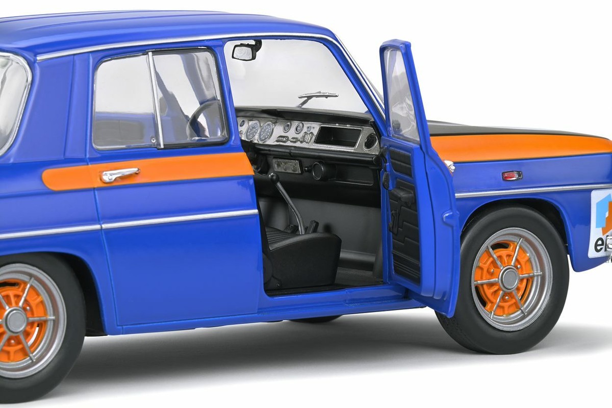 Renault 8 R8 1300 Coupe Gordini 1967 Blue Orange Solido S1803607 1