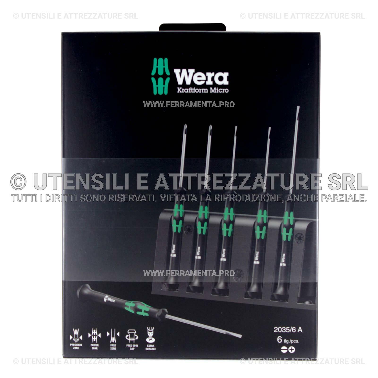 Kit Giraviti Wera Kraftform Micro per Riparazioni Elettroniche Pro