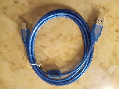 High-speed Printer Cable USB 2.0 6 ft  A-male to B-male Hook Up Your Printer