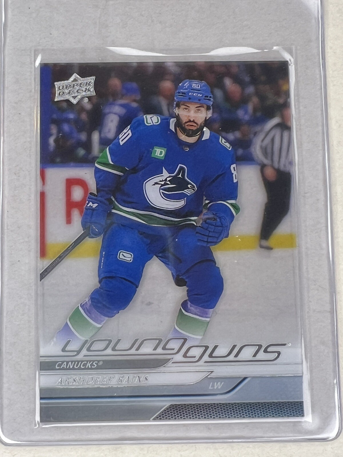 2024-25 Upper Deck Series 1 - Young Guns Arshdeep Bains #231 Clear Cut (RC)