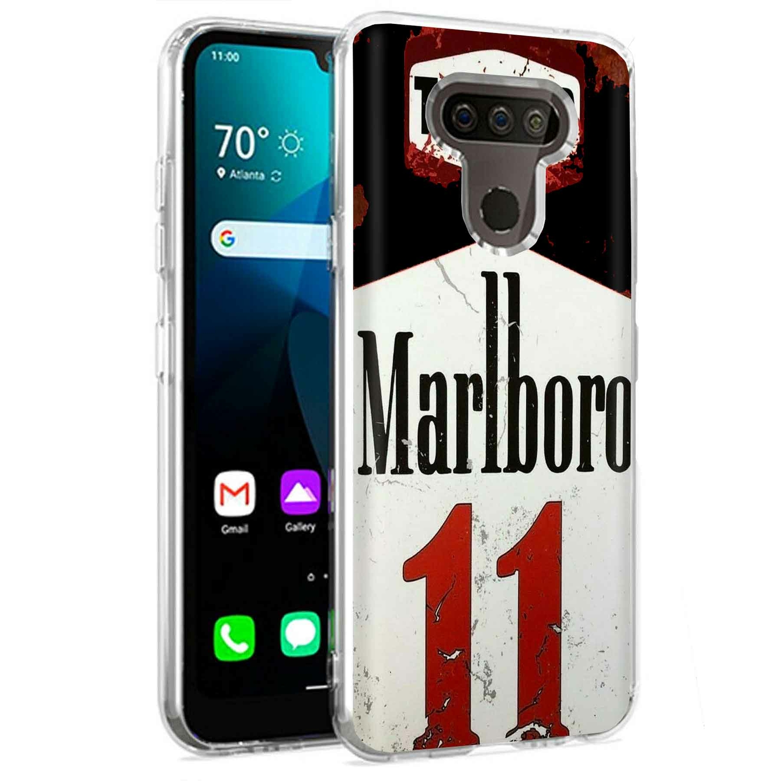 Phone Case for LG Harmony 4,Premier Pro Plus,K41, Vintage Cigarette Print