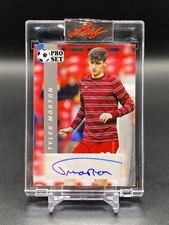 2022 Leaf Pro Set TYLER MORTAN Autograph AUTO - Liverpool - ENGLAND - Hull City