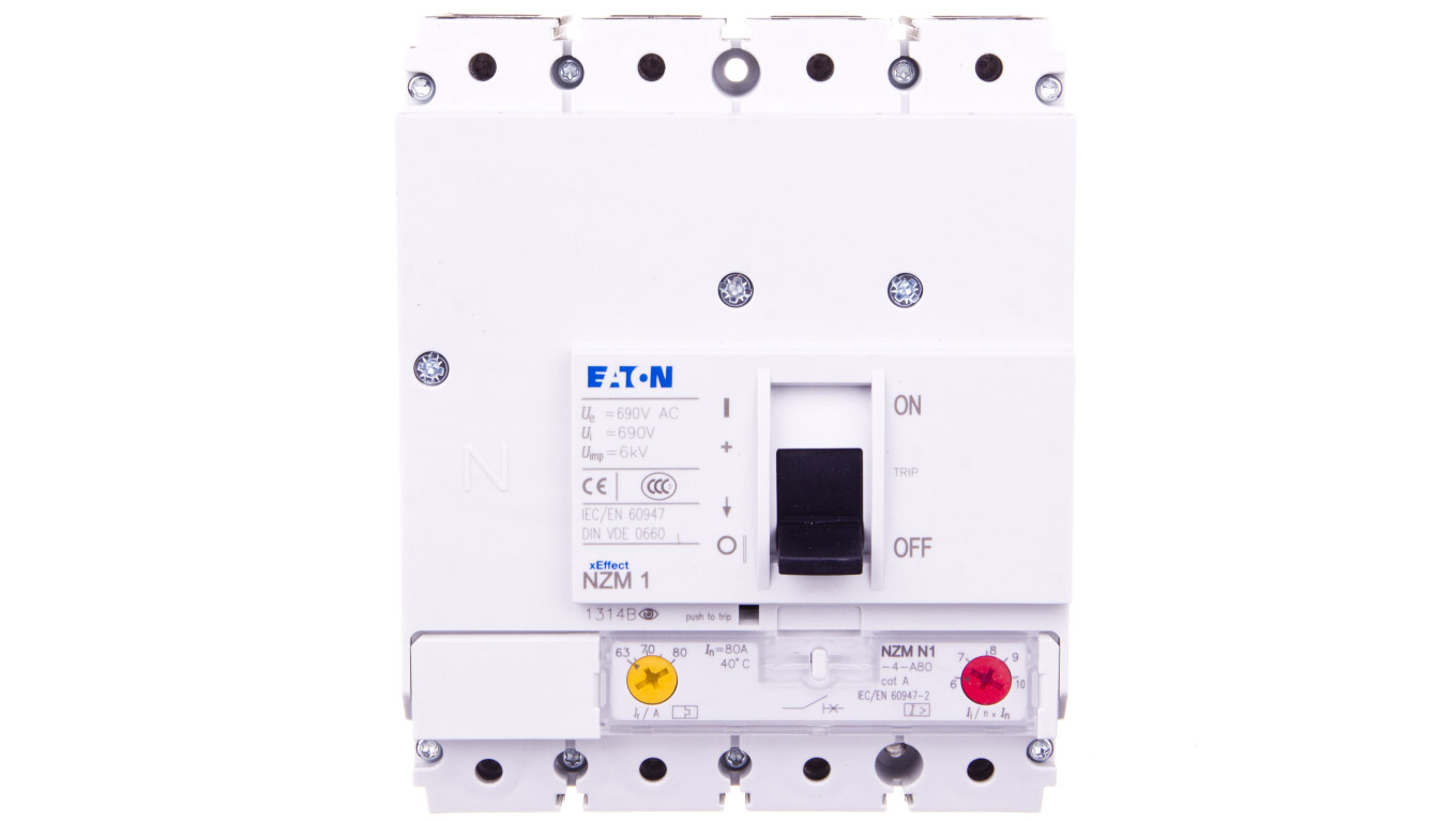 Circuit breaker 80A 4P 50kA NZMN1-4-A80 265817 /T2UK