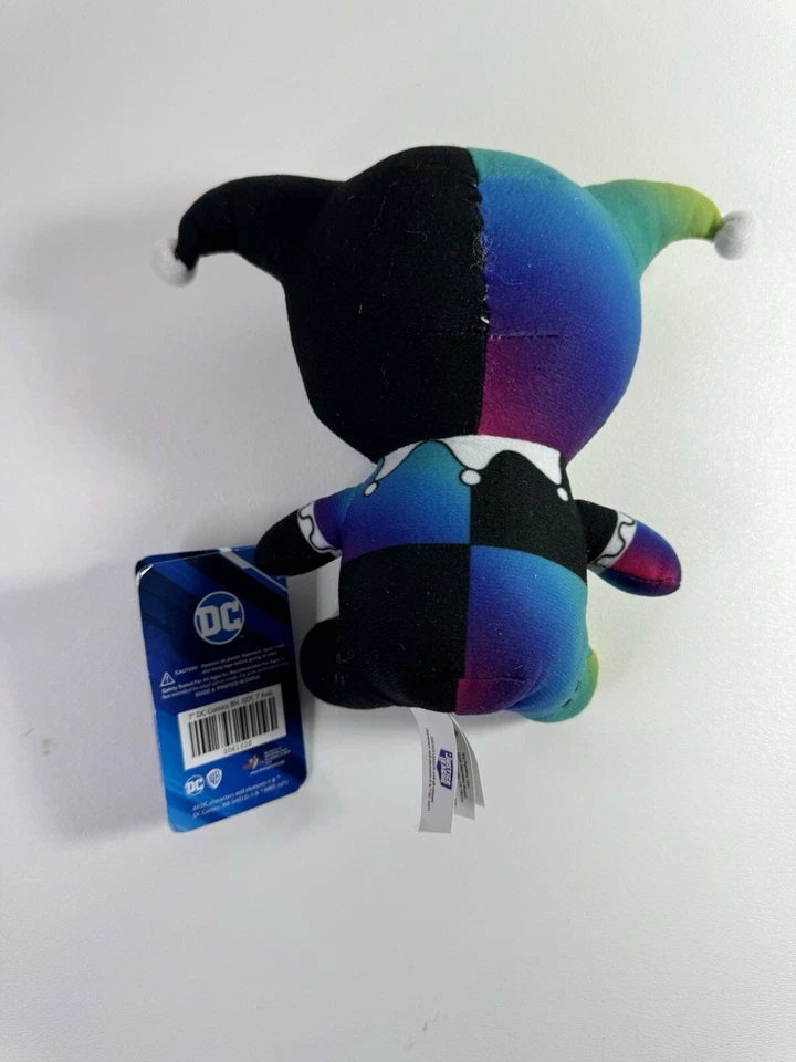 DC Liga de la Justicia Harley Quinn Peluche Gradiente Colección Azul Verde Etiqueta Original Foto 4 de 4