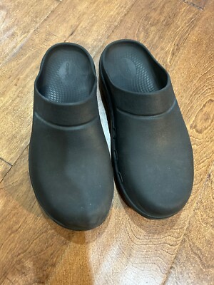 Oofos Unisex OoCloog Slide Clogs | Black| US M8 W10 | | eBay