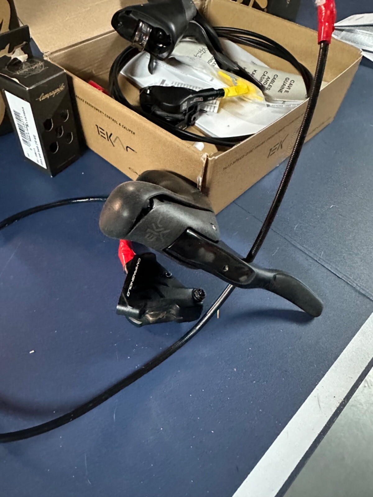 Campagnolo Ekar left/right hoods/shifter with hoses calipers extras eBay