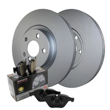Front Brake Kit 330mm Disc Rotors Akebono Ceramic Pads For BMW F39 F48 Mini F60