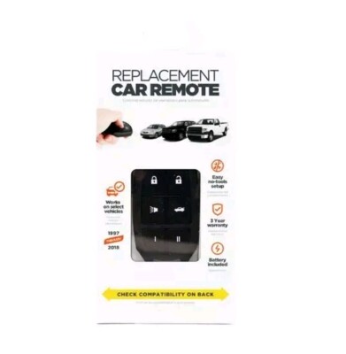 Universal Replacement Car Remote Car Keys Express (Black/Black) Car Keys