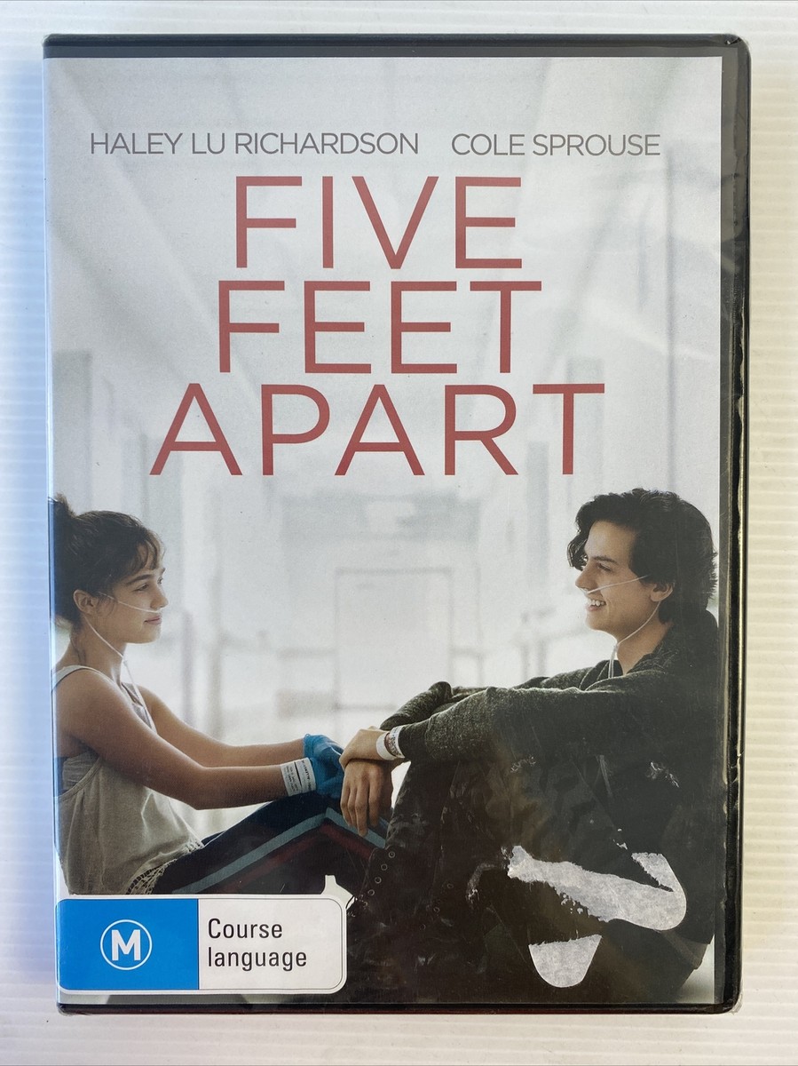 Five Feet Apart (DVD, 2019) Brand New Sealed Region Free Postage