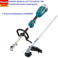 Makita-Batterie Lxt® Multifunktionales GartengeräT DUX18ZX1 18V + EM408MP ⭐⭐⭐⭐⭐